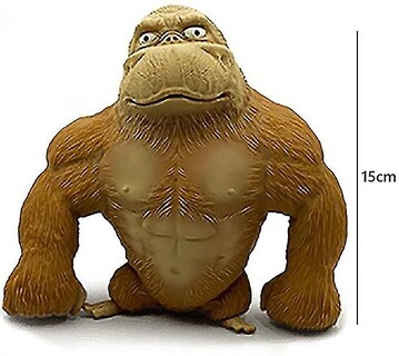 Foto 2 | Foto 2 | Juguete Para Aliviar El Estrés Muñeca Gorila De Látex Orangután - Venta Internacional.