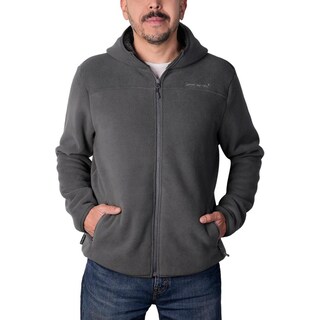 Foto 2 | Foto 2 | Chamarra De Fleece Para Hombre Con Bolsillos Y Gorro Integrado Greenlander Gris