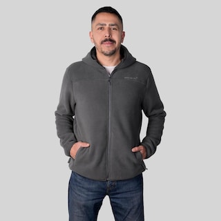 Foto 3 | Foto 3 | Chamarra De Fleece Para Hombre Con Bolsillos Y Gorro Integrado Greenlander Gris