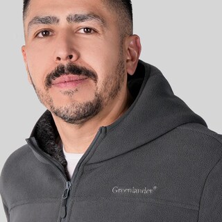 Foto 5 | Foto 5 | Chamarra De Fleece Para Hombre Con Bolsillos Y Gorro Integrado Greenlander Gris