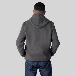 Foto 7 | Foto 7 | Chamarra De Fleece Para Hombre Con Bolsillos Y Gorro Integrado Greenlander Gris