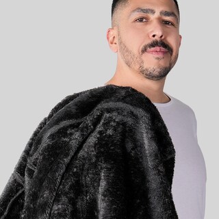 Foto 8 | Foto 8 | Chamarra De Fleece Para Hombre Con Bolsillos Y Gorro Integrado Greenlander Gris