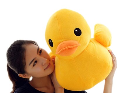 Foto 2 | Foto 2 | Peluche De Peluche De Pato Amarillo De 50 Cm Para Cumpleaños De Niños - Venta Internacional.
