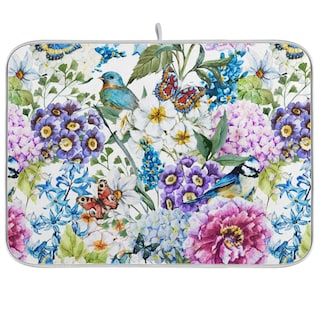 Foto 1 | Foto 1 | Tapete Para Secar Platos Wamika Con Aves Florales De Microfibra 40x45 Cm - Venta Internacional.