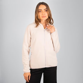 Foto 3 | Foto 3 | Chamarra De Fleece Para Mujer Con Bolsillos Y Gorro Integrado Greenlander Beige