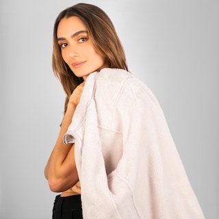 Foto 7 | Foto 7 | Chamarra De Fleece Para Mujer Con Bolsillos Y Gorro Integrado Greenlander Beige