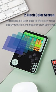 Foto 3 | Foto 3 | Consola De Juegos Portátil Yoidesu Mini De 2.4 Pulgadas Con 500 Juegos - Venta Internacional.