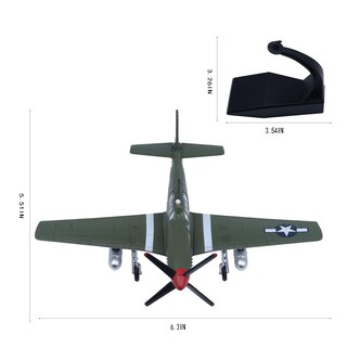 Foto 2 | Foto 2 | Modelo De Avión Metálico Udnorbay P51 Mustang A Escala 1:72 - Venta Internacional.