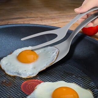 Foto 2 | Foto 2 | Espátula Y Pinzas 2 En 1 Alipis Egg Flipper Tong Steak Espátula - Venta Internacional.