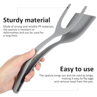 Foto 5 | Foto 5 | Espátula Y Pinzas 2 En 1 Alipis Egg Flipper Tong Steak Espátula - Venta Internacional.