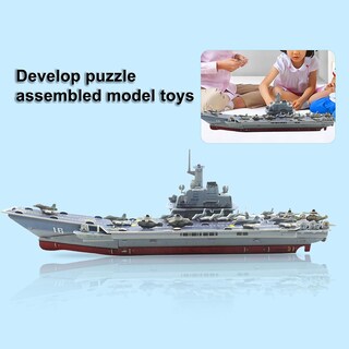 Foto 4 | Foto 4 | Rompecabezas De Portaaviones De Juguete 3d Diy Material Eps Para Niños - Venta Internacional.