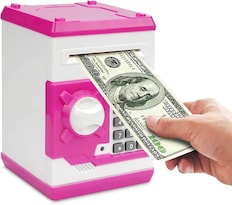 Cajero Automático Electrónico Piggy Bank Con Contraseña Para Niños - Venta Internacional.