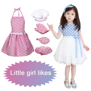 Foto 2 | Foto 2 | Set De Delantal Para Niños Kit De Cocina Y Repostería Juego De Rol - Venta Internacional.