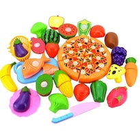 Set De Corte De Juguetes Pretend Role Play Kitchen Para Frutas Y Verduras - Venta Internacional.