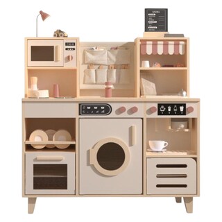 Foto 1 | Foto 1 | Cocinita De Madera Baby Kaori Juguete Para Niñas Accesorios