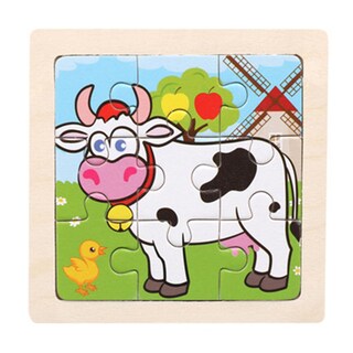 Foto 1 | Foto 1 | 1 Juego De Rompecabezas Para Niños Bonito Aspecto De Madera Multifuncional - Venta Internacional.