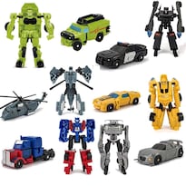 Set De 6 Figuras De Acción Contra Deformaciones Para Niños Hayul De Toy Car Robot - Venta Internacional.