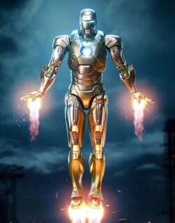 Foto 5 | Foto 5 | Figura De Acción Huhand Ironman Mark21 De 18 Cm Con Accesorios 1/10 - Venta Internacional.