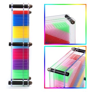 Foto 2 | Foto 2 | Pizarra De Plástico Pin Art Toy Sharkwill 3d Con Forma De Arcoíris - Venta Internacional.