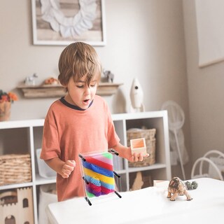 Foto 5 | Foto 5 | Pizarra De Plástico Pin Art Toy Sharkwill 3d Con Forma De Arcoíris - Venta Internacional.