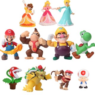 Foto 3 | Foto 3 | Paquete De 18 Figuras De Acción Cevan Mario: Mario Princesa Mary Y Más - Venta Internacional.