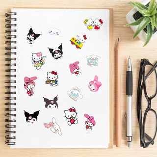 Foto 4 | Foto 4 | Paquete De Pegatinas Sanrio 200 Unidades Para Niños Vinilo Bonito Diseño Kawaii - Venta Internacional.