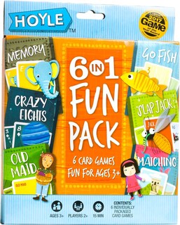 Foto 1 | Foto 1 | Juego De Cartas Hoyle 6 En 1 Fun Pack Kids Crazy 8s Go Fish + - Venta Internacional.