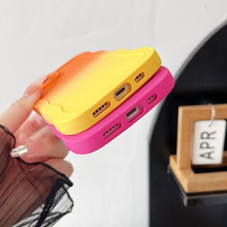 Foto 6 | Foto 6 | Funda Para Teléfono Móvil Degradado Color Sólido Onda Rizada Ip14 - Venta Internacional.