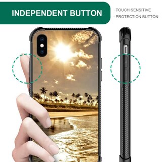 Foto 3 | Foto 3 | Funda De Teléfono Djsok Compatible Con Iphone Xs Gold Beach - Venta Internacional.