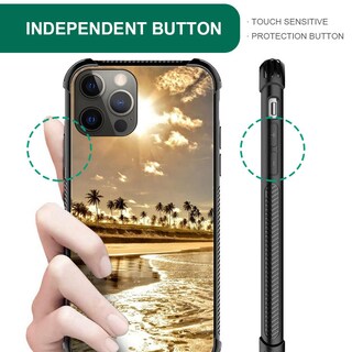 Foto 3 | Foto 3 | Funda De Teléfono Djsok Compatible Con Iphone 12 Mini Gold Beach - Venta Internacional.