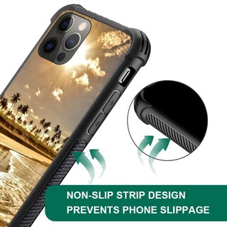 Foto 4 | Foto 4 | Funda De Teléfono Djsok Compatible Con Iphone 12 Mini Gold Beach - Venta Internacional.