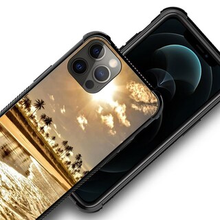 Foto 5 | Foto 5 | Funda De Teléfono Djsok Compatible Con Iphone 12 Mini Gold Beach - Venta Internacional.