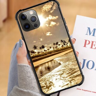 Foto 6 | Foto 6 | Funda De Teléfono Djsok Compatible Con Iphone 12 Mini Gold Beach - Venta Internacional.