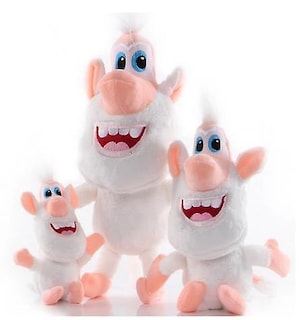 Foto 2 | Foto 2 | Muñeca De Peluche Con Forma De Marioneta Booba-buba Cerdo Blanco 15 Cm 25 Cm 38 Cm - Venta Internacional.