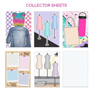 Foto 3 | Foto 3 | Libro De Pegatinas De Moda Fashion Angels Más De 1000 Pegatinas Para Mayores De 8 Años - Venta Internacional.