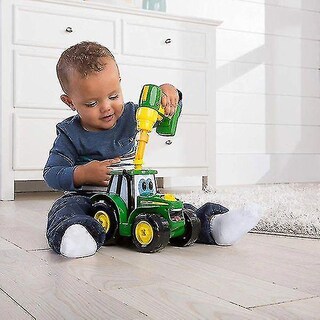 Foto 2 | Foto 2 | Tractor De Juguete John Deere Build-a-johnny Con Taladro A Batería - Venta Internacional.