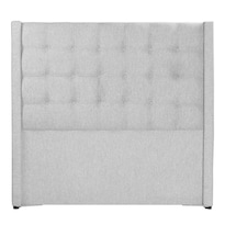 Cabecera Trinity Bruks Color Plata Full Queen Size