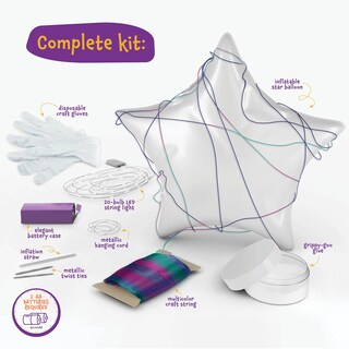 Foto 2 | Foto 2 | Kit De Manualidades Dan&darci Con Cuerdas Con Iluminación 3d Farol Con Forma De Estrella Para Niños - Venta Internacional.