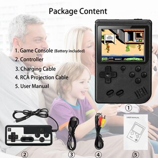 Foto 4 | Foto 4 | Consola De Juegos Portátil Golleskk Retro Con 400 Juegos - Venta Internacional.