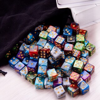 Foto 6 | Foto 6 | Juego De Dados Austor 100 Unidades 12 Mm 6 Caras Con Bolsa De Almacenamiento - Venta Internacional.