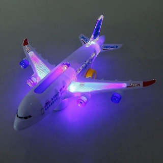 Foto 1 | Foto 1 | Modelo De Avión Eléctrico De Juguete Con Luces Intermitentes Móviles Para Niños - Venta Internacional.