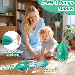 Foto 3 | Foto 3 | Juguete Lab.g De Pulpo Bailarín Con Música Función De Sensor Verde