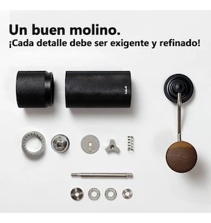 Foto 2 | Foto 2 | Molinillo De Cafe Lab.g Manual Portátil Coffee De Acero Inoxidable Negro