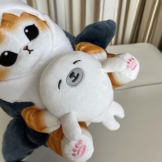 Foto 6 | Foto 6 | Peluche Partyreal Lkmyhy Con Bonito Tiburón Y Gato Relleno De Foca 18 Cm - Venta Internacional.