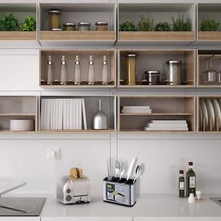 Foto 7 | Foto 7 | Soporte Para Cubiertos Sanwan De Acero Inoxidable Con 4 Compartimentos 18 X 8 6 X 13 Cm - Venta Internacional.