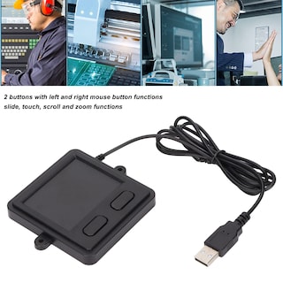 Foto 3 | Foto 3 | Touchpad Qiilu Usb Integrado Abs Integrado Con 2 Botones Para Computadora Portátil - Venta Internacional.
