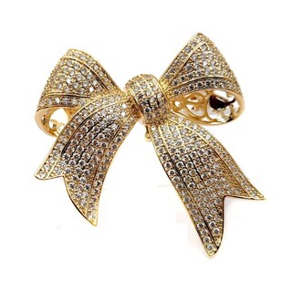 Foto 1 | Foto 1 | Brooch Pin Dreamlandsales Con Lazo Dorado Victoriano Vintage - Venta Internacional.