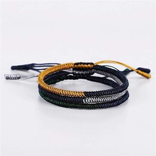 Foto 4 | Foto 4 | Pulsera Seibes Rope Hecha A Mano Ajustable Riqueza Y Prosperidad - Venta Internacional.