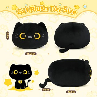 Foto 6 | Foto 6 | Almohada De Peluche Gato Kmuysl Juguetes De Peluche Kawaii De Animal De Peluche - Venta Internacional.