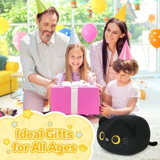 Foto 7 | Foto 7 | Almohada De Peluche Gato Kmuysl Juguetes De Peluche Kawaii De Animal De Peluche - Venta Internacional.